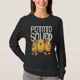 Potato Squad For Men Women Cool Vegetarian Team T-Shirt
