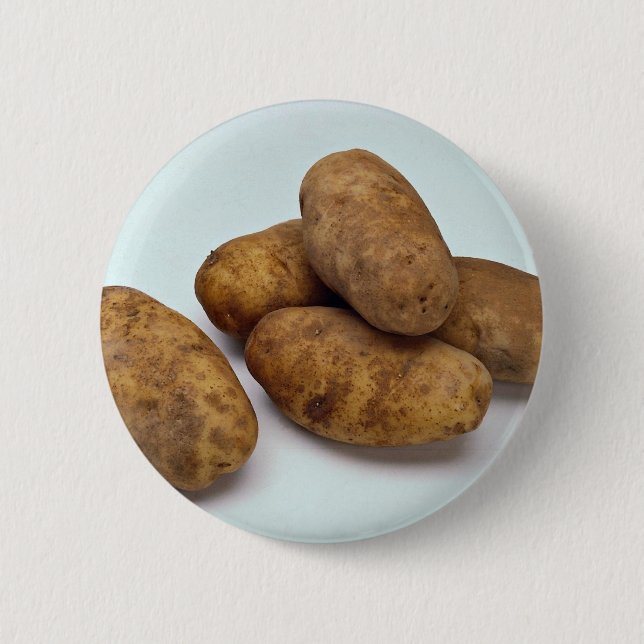 Potatoes 2 Inch Round Button (Front)