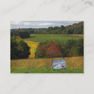 Potatoes and Sweet Corn ATC Business Card