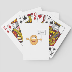 Potatoes Gonna Potate (Vegetable Potato Pun) Class Playing Cards