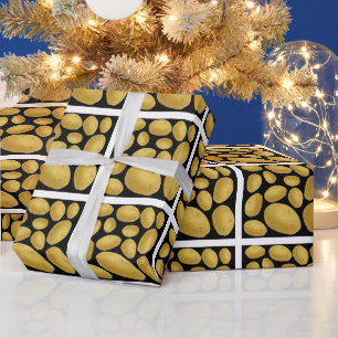 Potatoes pattern wrapping paper