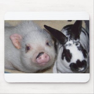 Potbelly Pig & Friend Mouse Pad