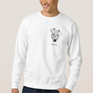 Potcake Dog Hand Drawing Personalized Sweatshirt