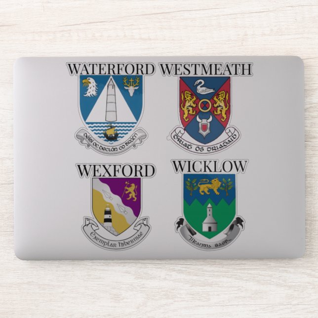 Poteaux de comté d'Irlande Série Sticker 29-32 (Ordinateur)