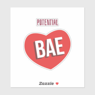 Potential Bae, Big Red Heart Love Design