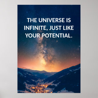 Potential Motivational Quote Poster