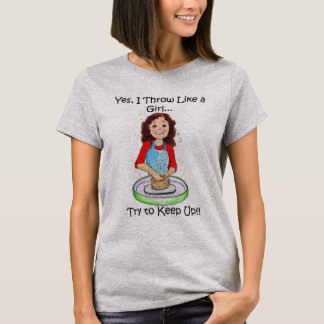 Poterie T-Shirt Thailler Comme Une Fille