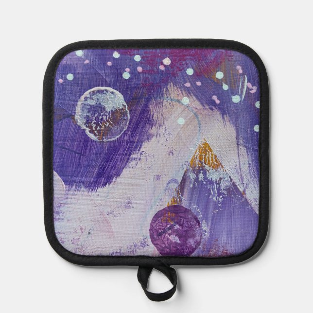 Potholder in Moon Mountain Design Pot Holder (Front)