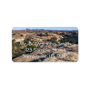 Pothole Point Trail at Canyonlands National Park Label