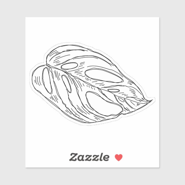 Pothos Leaf Sticker (Sheet)