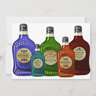 Potion magique Invitation Vampire tonique Poison d