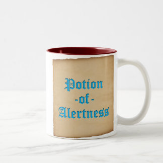 Potion of Alertness Mug (Old English, Parchment)