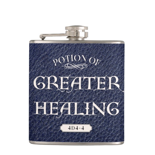 Potion of Greater Healing Hip Flask (Front)