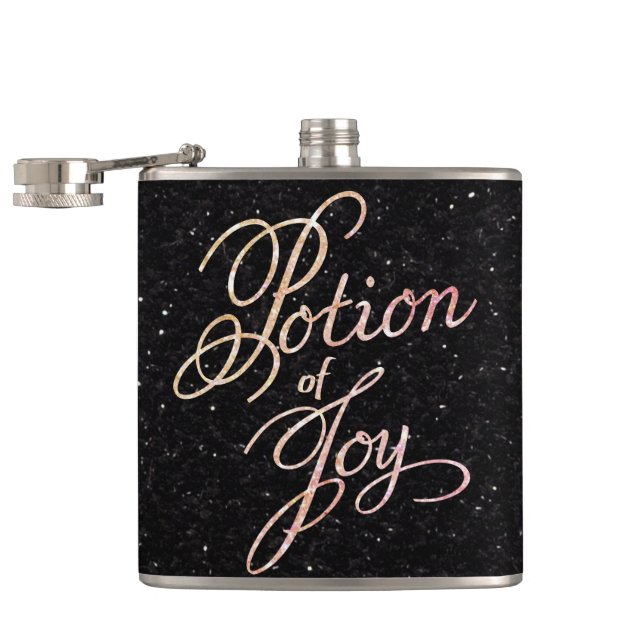 Potion of Joy | Geek Nerd Love Gamer Drink Humour Hip Flask (Opened)
