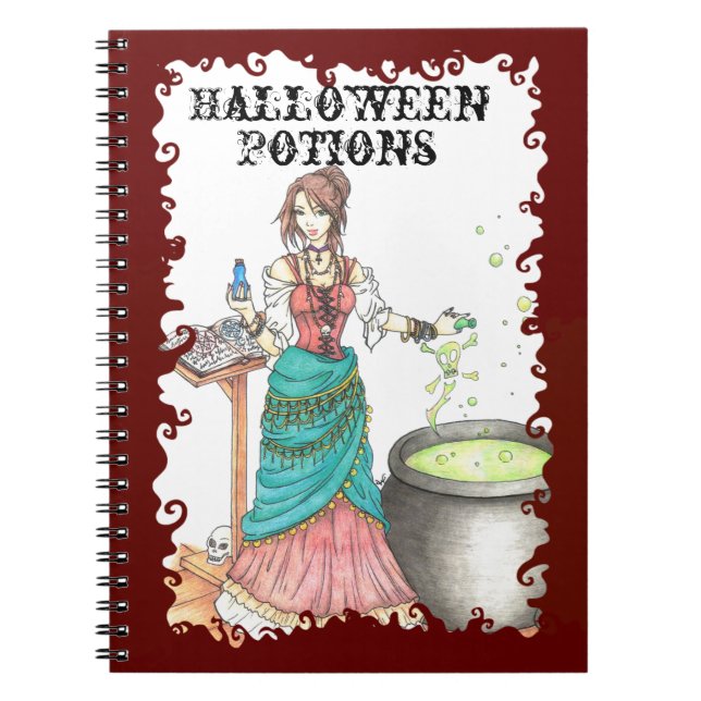 Potions Mistress - Recipe/Notebook Notebook (Front)