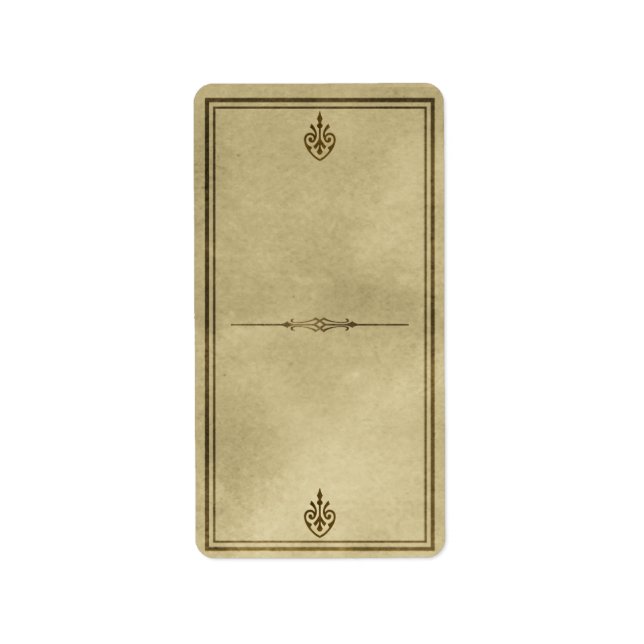 Potions moyennes Étiquette appothécaire (Devant)