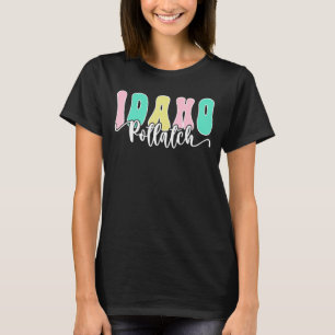 Potlatch Idaho Retro Souvenir T-Shirt