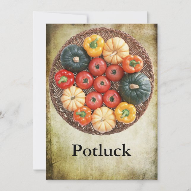 Potluck Invitation (Front)