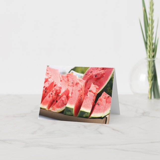 Potluck Watermelon Card (Front)