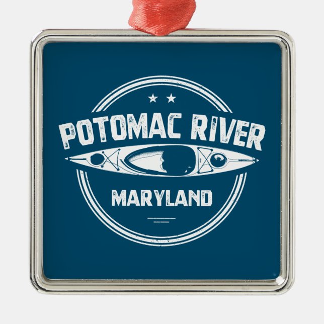 Potomac River, Maryland Metal Ornament (Front)