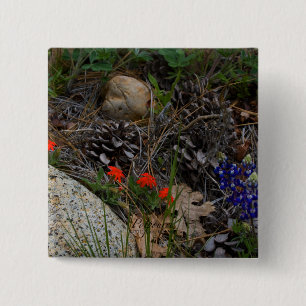 Potpourri 2 Inch Square Button