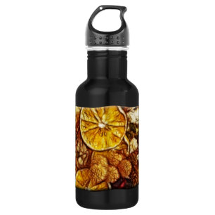 Potpourri Oranges Fractal 532 Ml Water Bottle