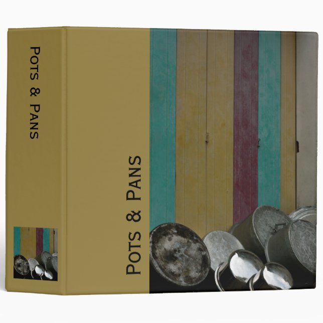 Pots and Pans mustard Binder (Front/Spine)
