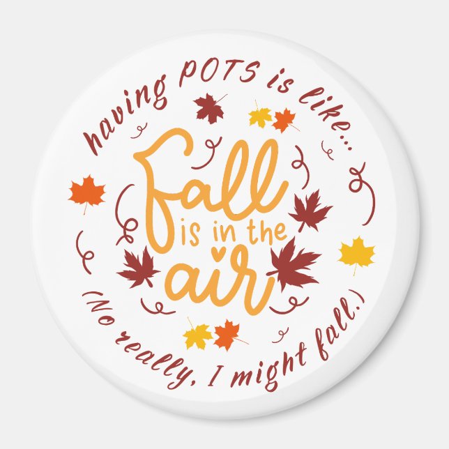 Pots Fall Theme Magnet (Front)