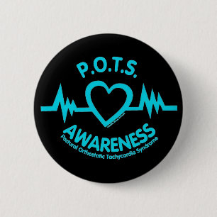 POTS...heartbeat 2 Inch Round Button