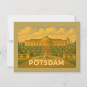Potsdam Germany City Art Postcard