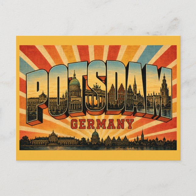 Potsdam Germany Sanssouci Postcard (Front)