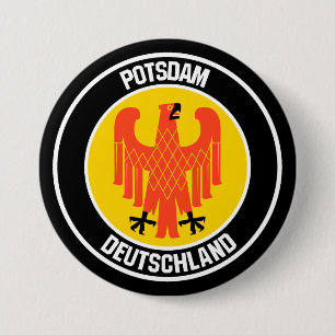 Potsdam Round Emblem 3 Inch Round Button