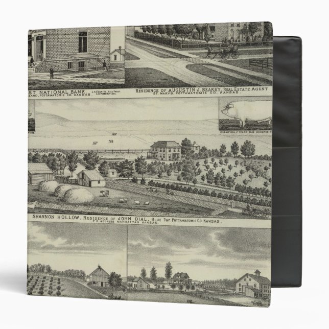 Pottawatomie, Kansas Binder (Front/Inside)