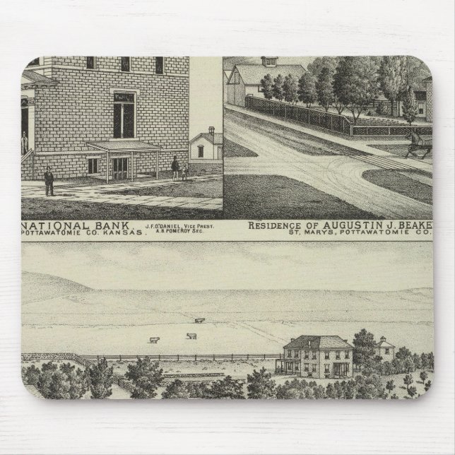 Pottawatomie, Kansas Mouse Pad (Front)