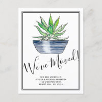 Potted Aloe Vera Plant New Home Moving