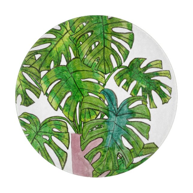 Potted Jungle I Cutting Board (Front)