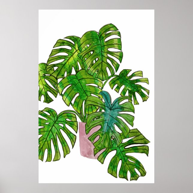 Potted Jungle I Poster (Front)