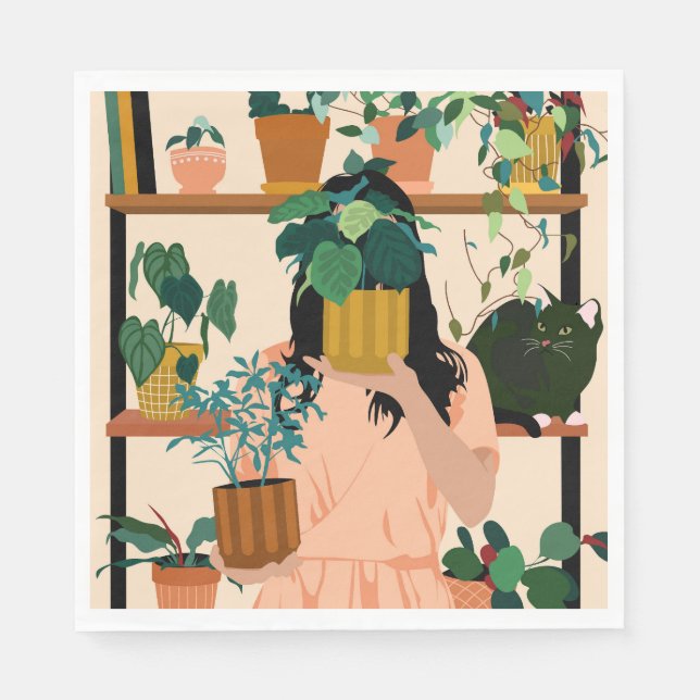 Potted Oasis Napkin (Front)