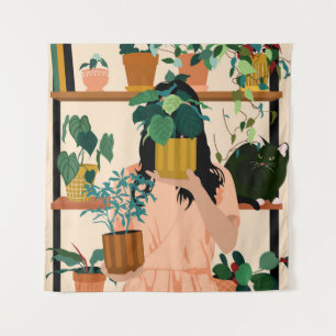 Potted Oasis Tapestry