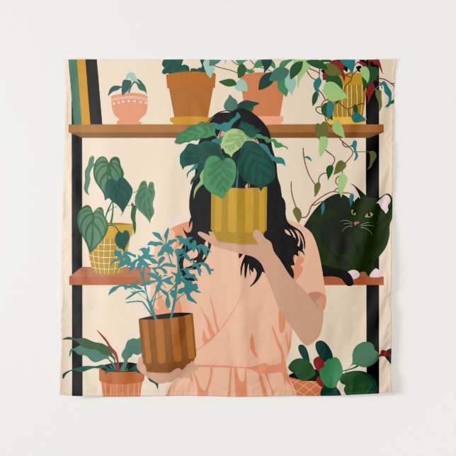 Potted Oasis Tapestry (Front)