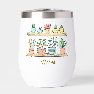 Potted Perfection: Wine Tumbler