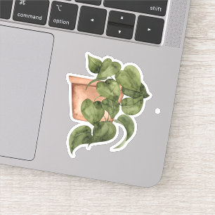 Potted Plant - Green Home Sticker