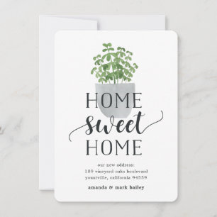 Potted Plant Moving Announcement