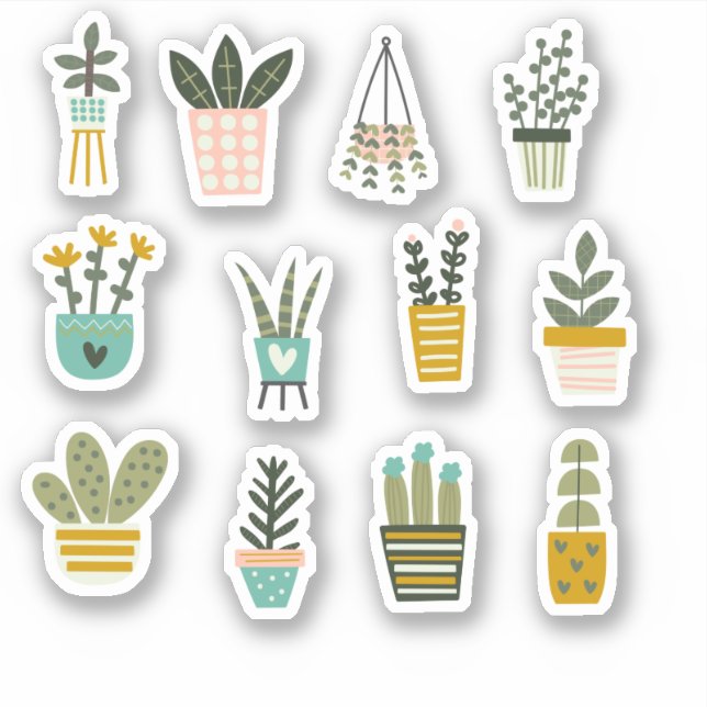 Potted Plants, Succulent & Cactus Vinyl (Front)