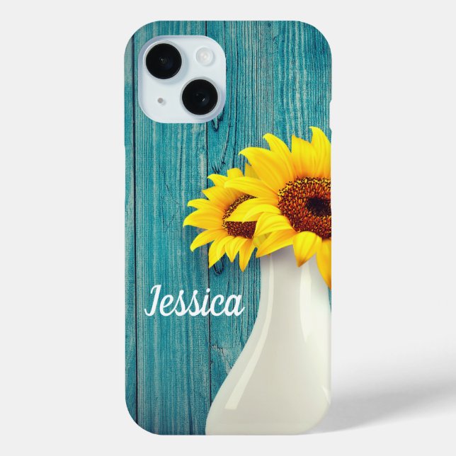 Potted Sunflowers Case-Mate iPhone Case (Back)