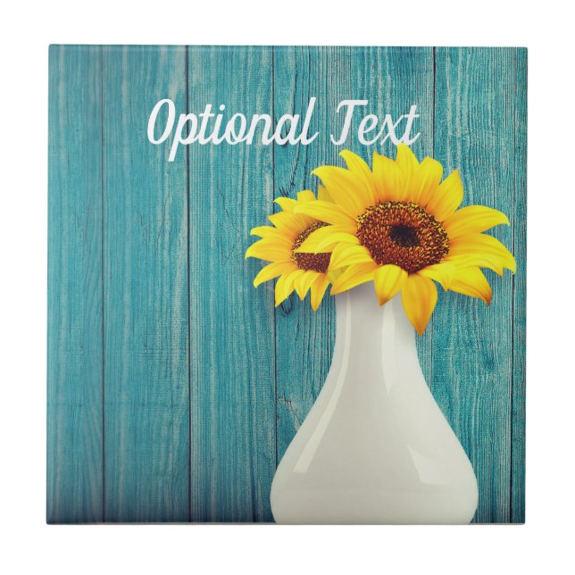 Potted Sunflowers Tile (Front)