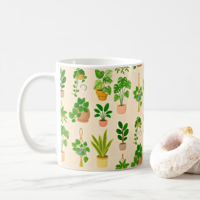 Potted with Love Coffee Mug (With Donut)