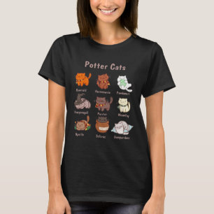 Potter Cats For Cat Lovers  T-Shirt