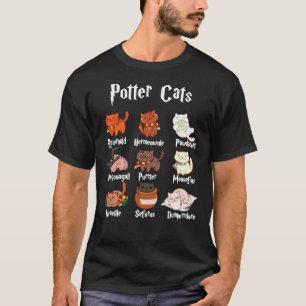 Potter Cats Harry Pawter T-shirt classique