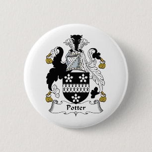 Potter Family Crest 2 Inch Round Button
